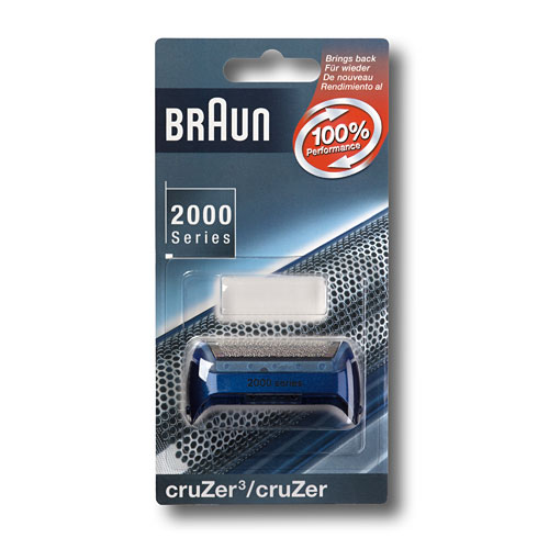 Braun Scherfolienrahmen, 2000 Series, blau, CruZer4-Z60, Type 5730