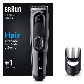 Braun HairClipper HC5310,  schwarz/glänzend