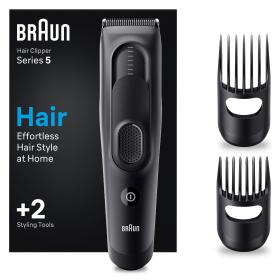 Braun HairClipper HC5330,  matt/schwarz