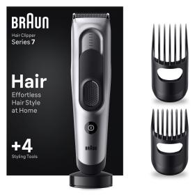Braun HairClipper HC7390,  schwarz/grau