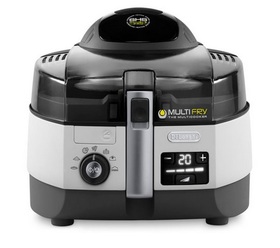 DeLonghi FH1394 MultiFry Extra Chef Low-Oil Fritteuse, anthrazit-wei