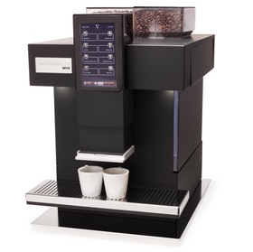 MacchiaValley Nevis black steel, Premium Kaffeevollautomat