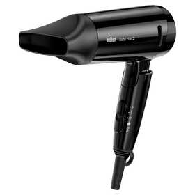 Braun Reise-Haartrockner Satin Hair 3 HD350 Style&Go, klappbar, schwarz