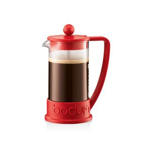 Bodum Kaffeebereiter, 3 Tassen, 0.35 l, BRAZIL, rot