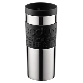 Bodum Travel mug, 0.35 l, Edelstahl, TRAVEL MUG, schwarz