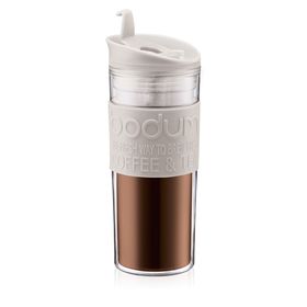 Bodum Travel Mug, 0.45 l, cremefarben