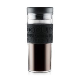 Bodum #Travel Mug, doppelwandig, 450ml, TRAVEL MUG, schwarz