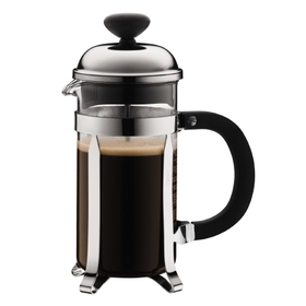 Bodum French-Press-Kaffeebereiter, 3 Tassen, 0.35l, Edelstahl