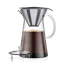 Bodum CIN CIN Kaffeebereiter mit Permanentfilter, 8 Tassen, 1.0 l,schwarz