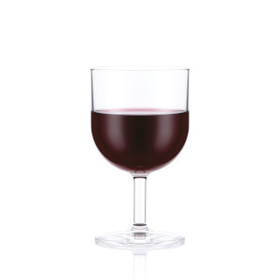 Bodum OKTETT 4 Rotweingläser aus Kunststoff, 0,25l, Transparent