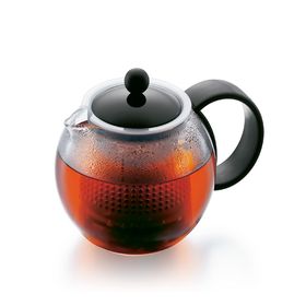 Bodum Teebereiter mit Kunststoffsieb und Kunststoffdeckel, 0.5 l