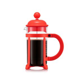 Bodum Kaffeebereiter, 3 Tassen, 0.35 l, JAVA, Rot