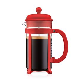 Bodum Kaffeebereiter, 8 Tassen, 1.0 l, JAVA, rot