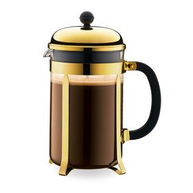 Bodum Kaffeebereiter, 12 Tassen, 1.5 l, CHAMBORD, gold