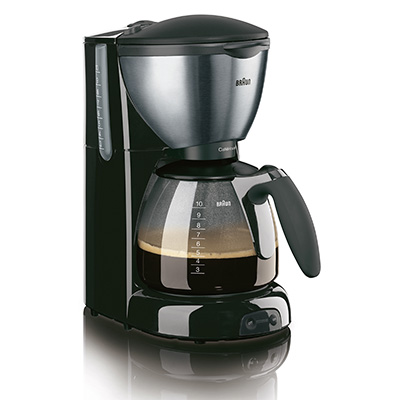 Braun Kaffeemaschine CaféHouse KF570/1 PurAroma DeLuxe, schwarz