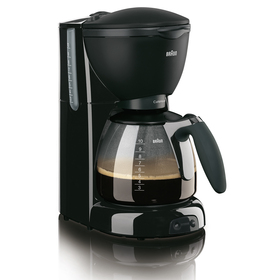 Braun Kaffeemaschine CaféHouse KF560/1 PurAroma Plus, schwarz - 10Tassen