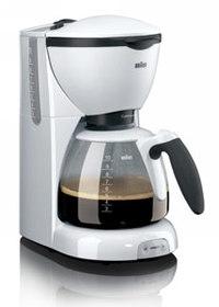Braun Kaffeemaschine CaféHouse KF520/1 PurAroma, weiß 10Tassen