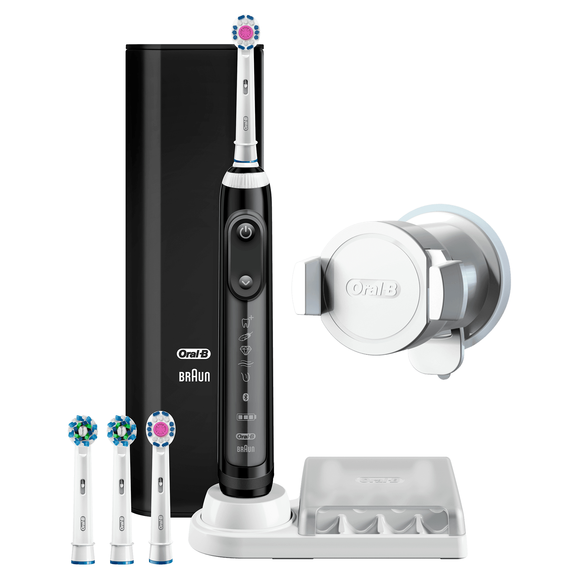 SmartRing Bluetooth✔ ✔B-WARE Oral-B Genius 9000 Black Elektrische Zahnbürste 