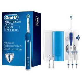 Oral-B Center OxyJet PRO 2000, blau/weiß incl  Oral-B Pro 2