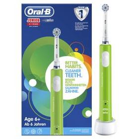 Oral-B Junior Elektrische Zahnbürste, für Kinder ab 6 Jahren, grün