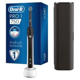 Oral-B Pro 1 750 Black Edition mit Reiseetui / schwarz