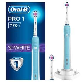 Oral-B PRO 1 770 Elektrische Zahnbürste für eine gründliche Reinigung, 2 Aufsteckbürsten, türkis