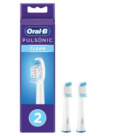 Oral-B Pulsonic Clean Aufsteckbürsten für Schallzahnbürsten, 2 Stück