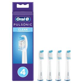 Oral-B Pulsonic Clean Aufsteckbürsten für Schallzahnbürsten, 4 Stück