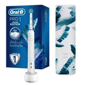 Oral-B Pro 1 750 White Design Edition mit Reiseetui / Weiß