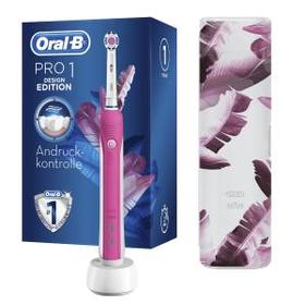 Oral-B Pro 1 750 Pink Design Edition mit Reiseetui /Pink