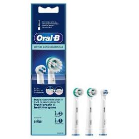 Oral-B Ortho Care Essentials Aufsteckbürsten für Zahnspangen, mit extra Interspace Aufsteckbürste, 3 Stück