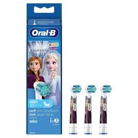 Oral-B Kids Frozen Aufsteckbürsten für elektrische Zahnbürsten, extra weiche Borsten, für Kinder ab 3 Jahren, 3 Stück