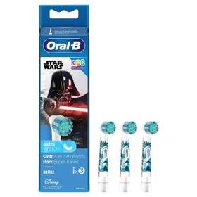 Oral-B Kids Star Wars Aufsteckbürsten für elektrische Zahnbürsten, extra weiche Borsten, für Kinder ab 3 Jahren, 3 Stück