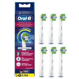 Oral-B Tiefenreinigung Aufsteckbürsten mit CleanMaximiser-Borsten für tiefe Reinigung zwischen den Zähnen, 6 Stück