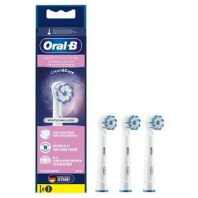 Oral-B Aufsteckbürsten Sensitive Clean 3er / Weiß