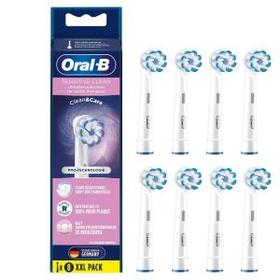 Oral-B Sensitive Clean Aufsteckbürsten mit ultra-dünnen Borsten für sanfte Reinigung, 8 Stück