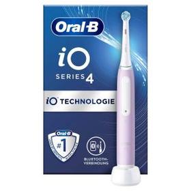 Oral-B iO 4 Elektrische Zahnbürste mit Magnet-Technologie, 4 Putzmodi, lavender