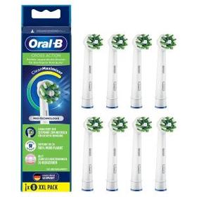 Oral-B CrossAction Aufsteckbürsten mit CleanMaximiser-Borsten für überlegene Reinigung, 8 Stück