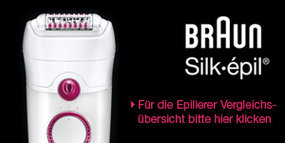 Epilierer mit Komfortsystem Mascara Braun Silk-épil 5 5185 Young Beauty 