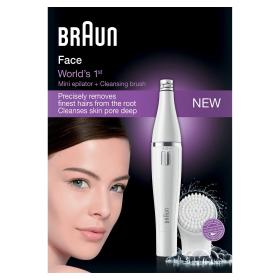 Braun Face 810 Gesichtsepilierer Und Gesichtsreinigungsbürste Mit Zusätzlicher Batterie