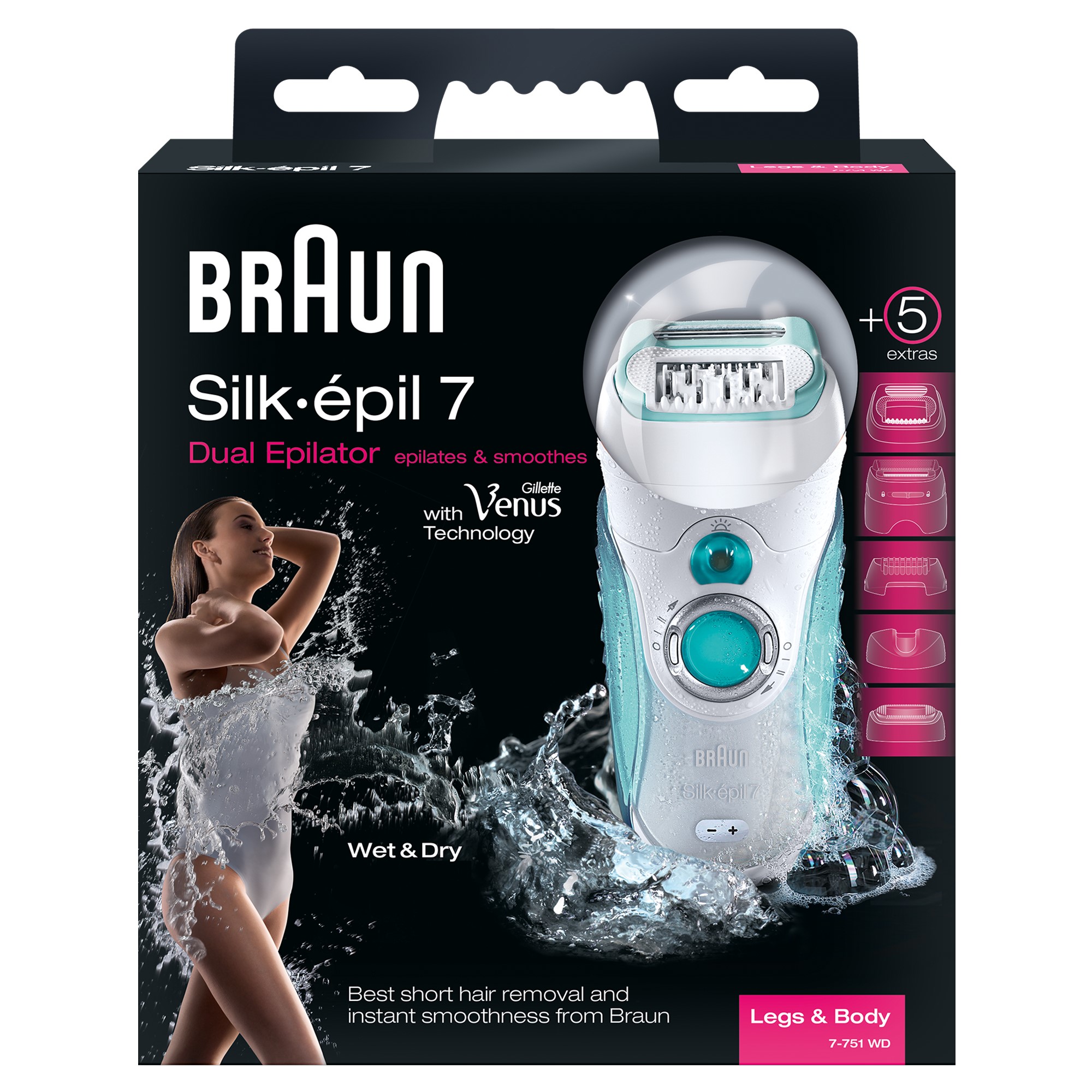 Braun Silk-épil 7 Dual Epilierer 7-751 ? kabelloser Wet&Dry