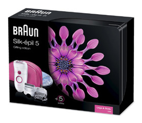 Braun Silk-épil 5 Epilierer Legs&Body 5280 Premium-Pack Metallbo