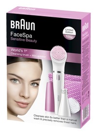 Braun FACE Silk-épil 832-s pink Gesichtsreinigungsbür.u.-epiliere