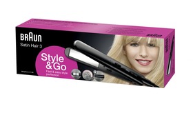 Braun Haarglätter Satin Hair 3 Straightener ST300 Style&Go