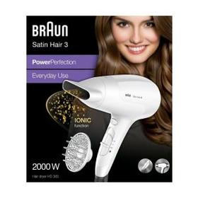Braun Satin Hair 3 PowerPerfection Haartrockner HD385 – Mit Ionentechnologie