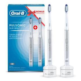 Oral-B Pulsonic Slim mit 2. Zahnbürste Silver