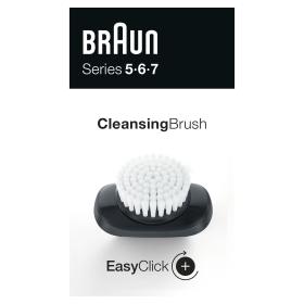 Braun EasyClick Gesichtsreinigungsbürsten-Aufsatz für Series 5, 6 und 7 Elektrorasierer (Rasierer Modelle ab 2020)