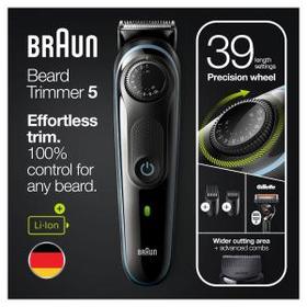 Braun Braun BeardTrimmer BT5340, schwarz/blau