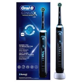 Oral-B Genius X Elektrische Zahnbürste mit künstlicher Intelligenz & Putztechnikerkennung, visuelle Andruckkontrolle, 6 Putzmodi inkl. Sensitiv, Timer