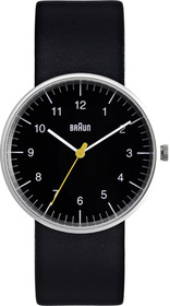 Braun Herren-Armbanduhr BN0021 BKBKG, schwarz